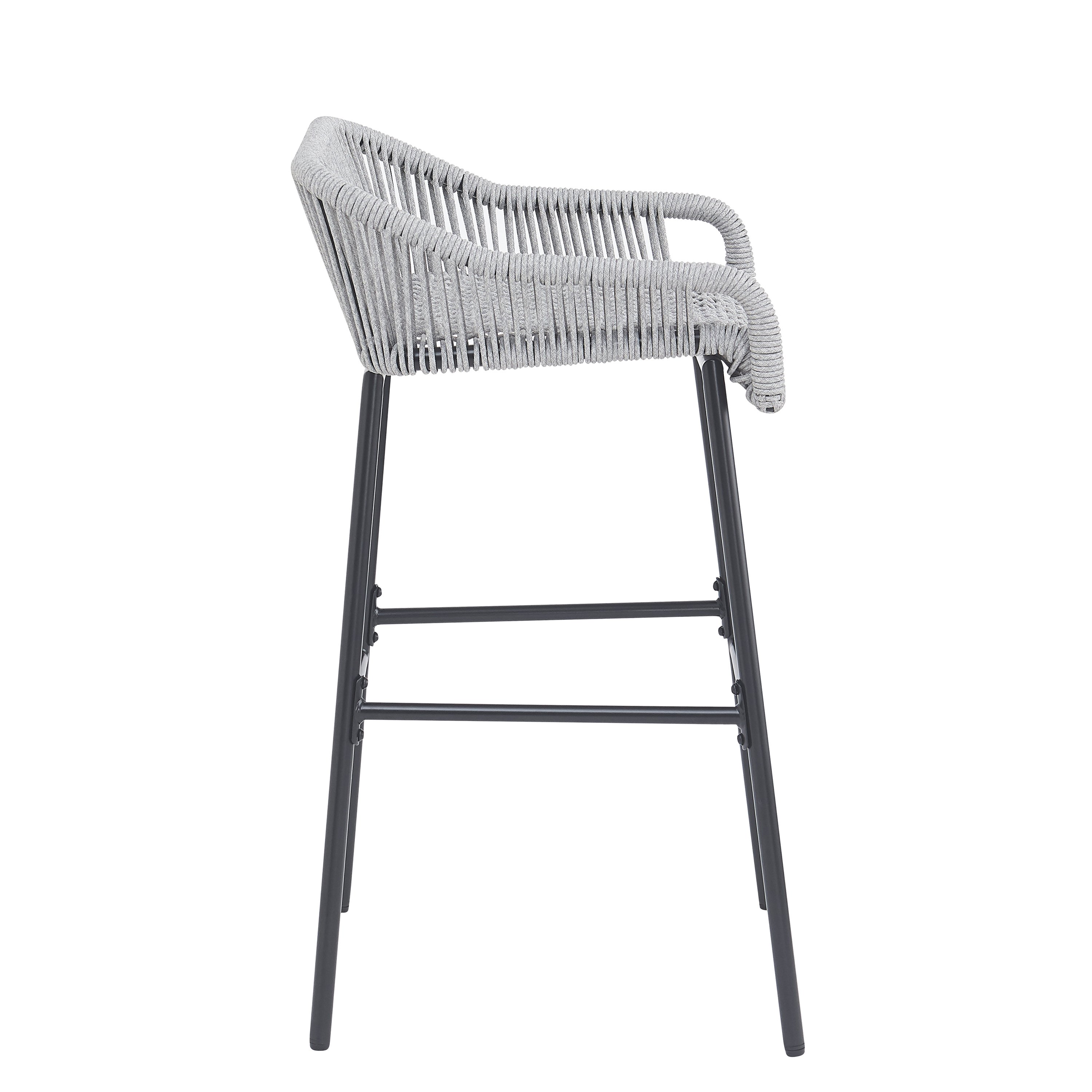 Rope Outdoor Bar Stool Set, picture 3 of 4