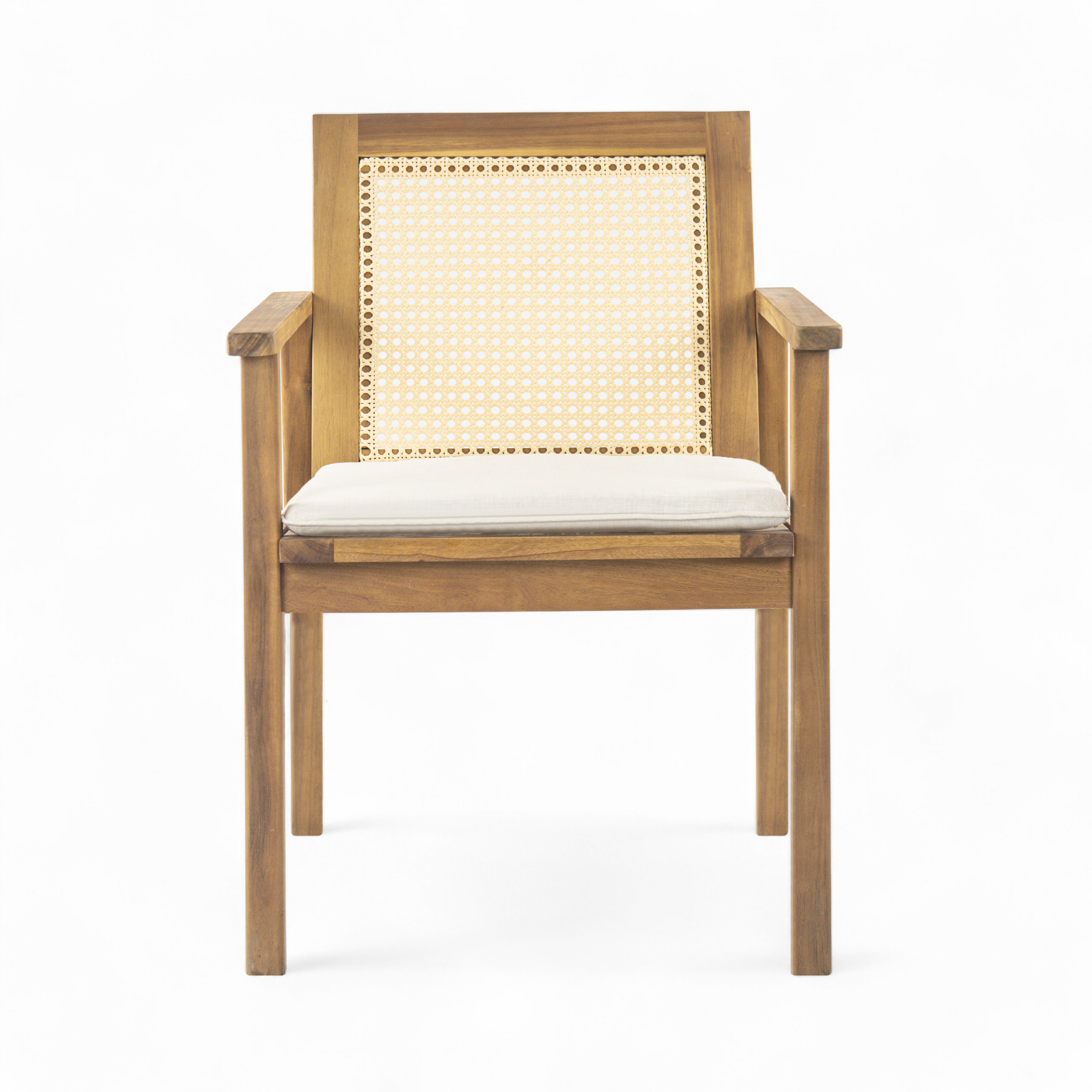 Acacia Outdoor Dining Chair Set, picture 2 of 4