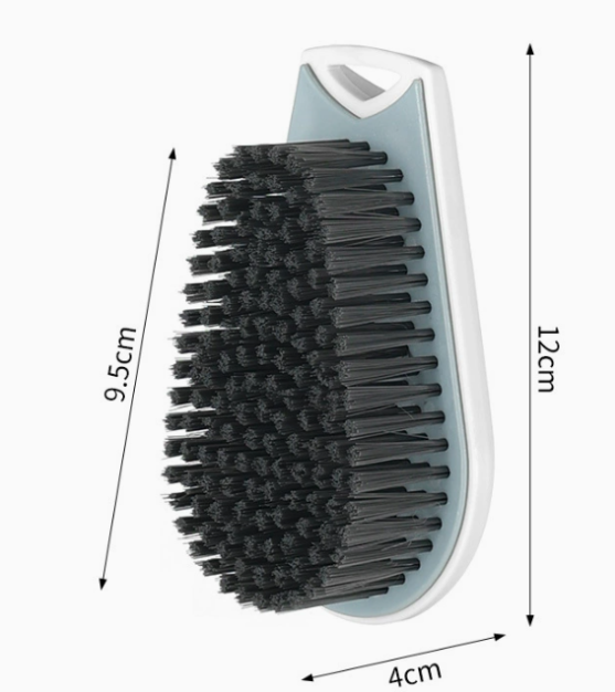 Soft wool shoe brush-white-PP+PET-1 piece