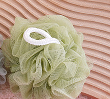 Monochrome bath ball-green-1 piece
