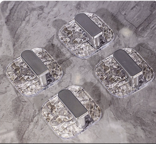 Transparent Water Ripple Traceless Hook