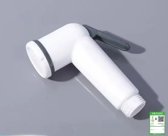 L-shaped bathroom spray gun-white-PP