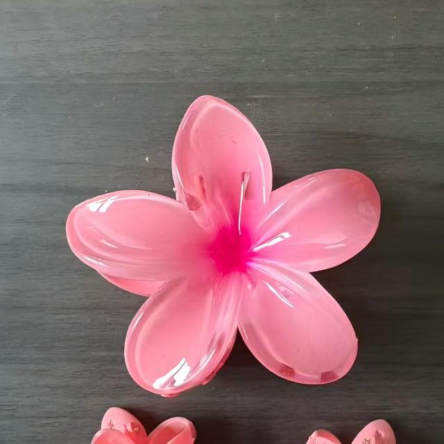 Frangipani grab clip-watermelon red-ps-1 piece