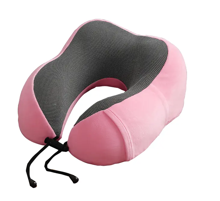 Memory cotton U-shaped pillow-pink