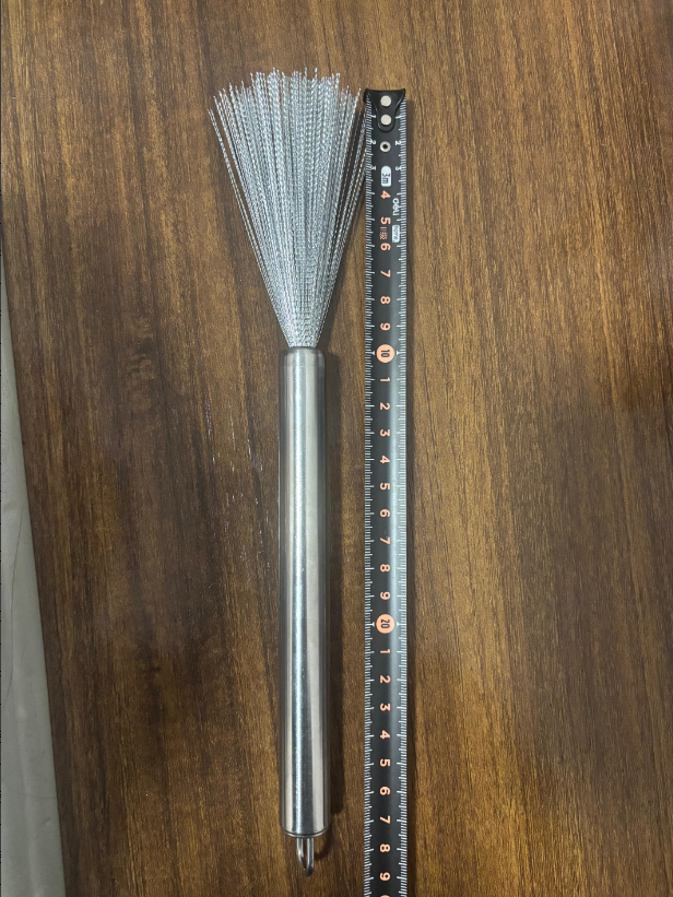 Stainless steel pot brush-28cm-210 stainless steel-1 piece