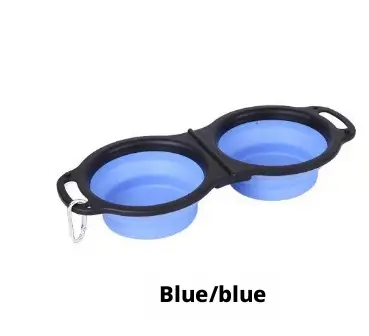 Pet Folding Bowl-Blue-1 pack