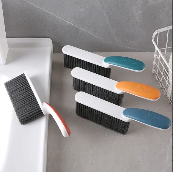 Color contrasting handle dust removal brush-random color-PP+PET