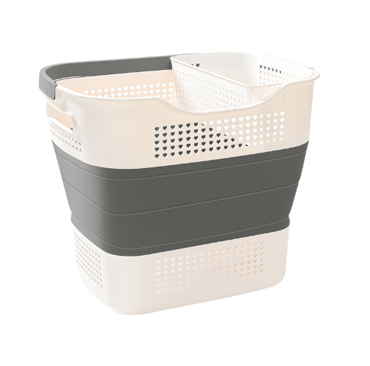 Large-capacity dirty clothes basket-including hanging basket-folding... 2