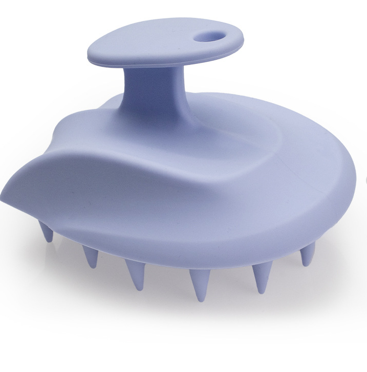 Hand-on shampoo brush-purple-silicone-1 piece