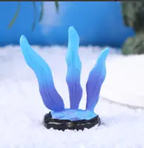 Small coral decoration-blue-pvc-4.9*2.8*5.7cm