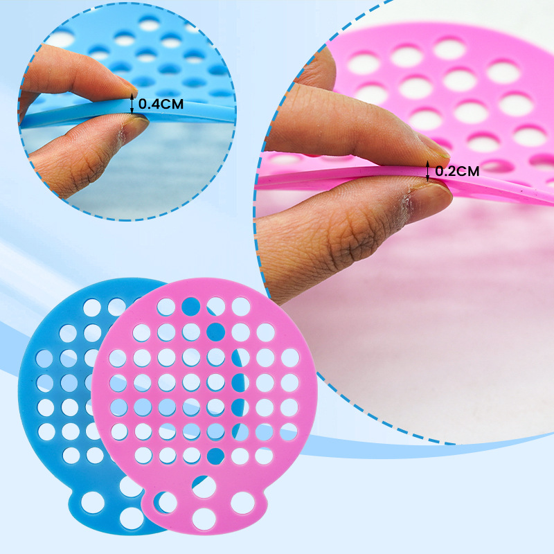 Finger stretcher-Porous portable Z101 model-blue + pink-silicone material-2 pieces
