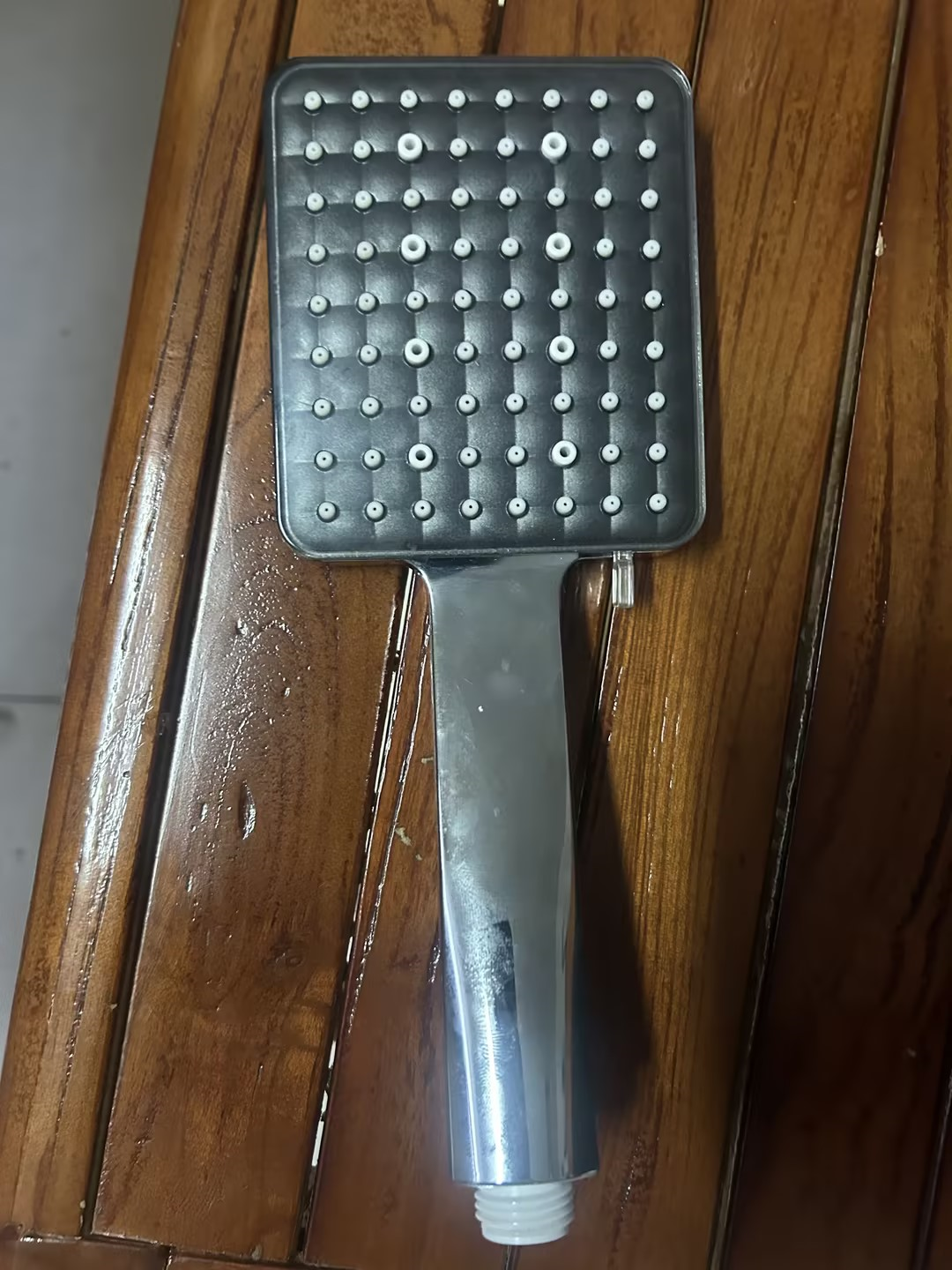 3D square shower-ABS chrome plated-silver-1 piece