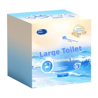 Toilet Cleaning Block-Marine Aroma-Blue-1 piece