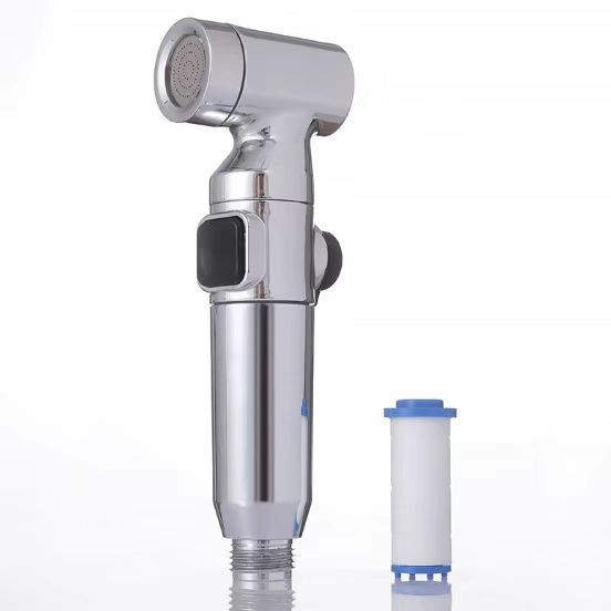 Filter and rinse spray gun-Silver-ABS-1 pc