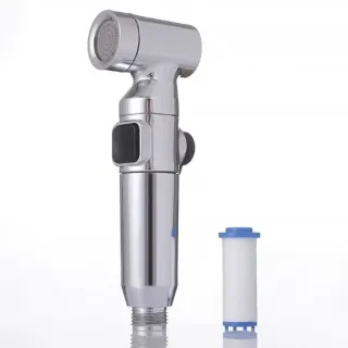Filter and rinse spray gun-Silver-ABS-1 pc