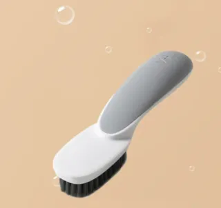 Household shoe washing brush-gray white-1 piece