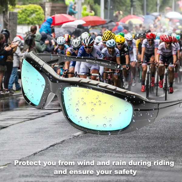 2 Pairs Motorcycle Padded Foam Wind Resistant Riding Glasses Sunglasses 4