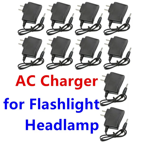 Wall AC Charger Home Charger For Rechargeable Headlamp Flashlight Torch US Plug 4