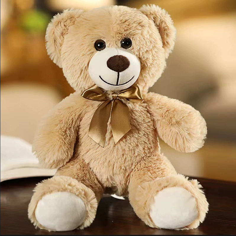 Hug Bear Doll-Khaki-Polyester Fiber-1 piece