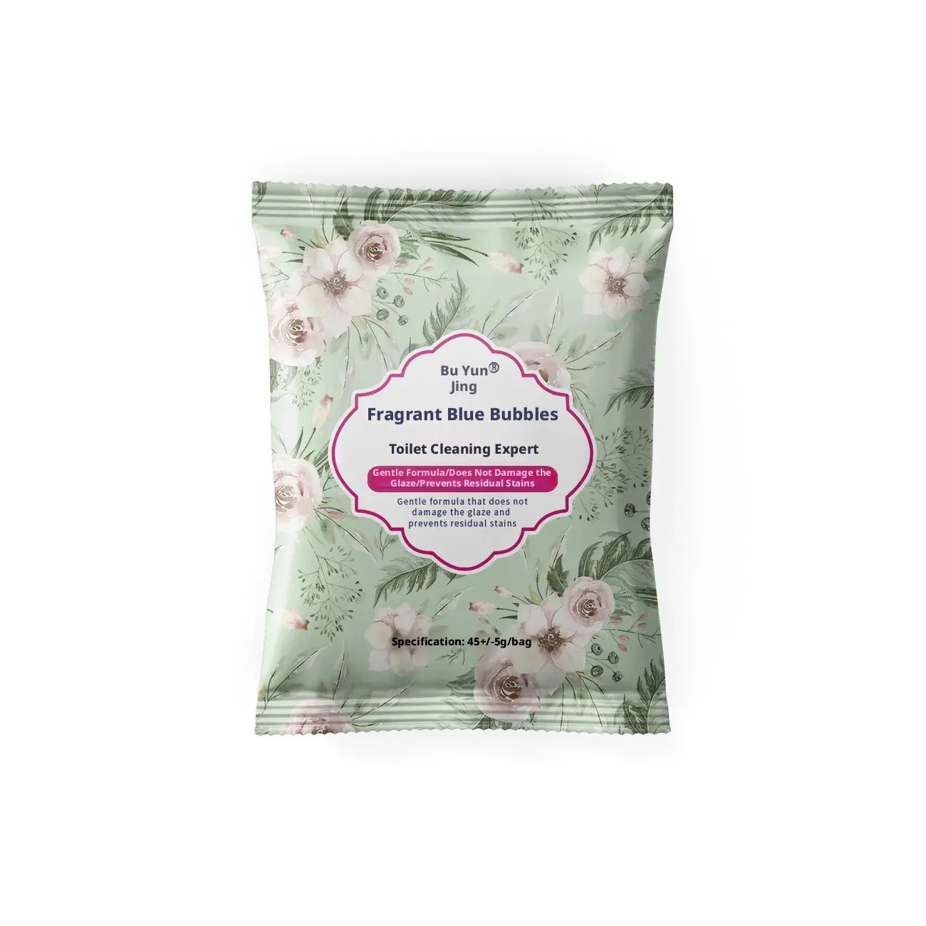 Toilet Cleaning Blue Bubble-Flower Blossom-50g-1 pack