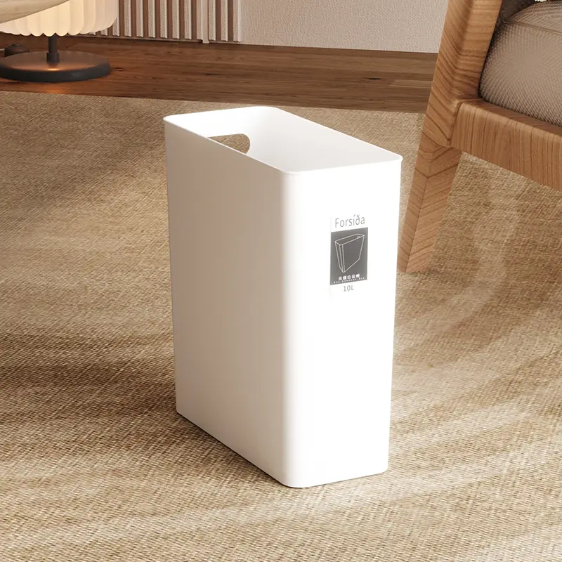 High-end trash cans-white-1
