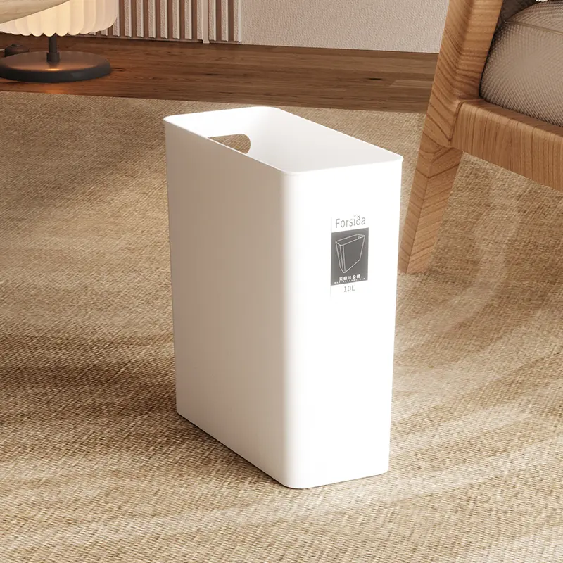 High-end trash cans-white-1