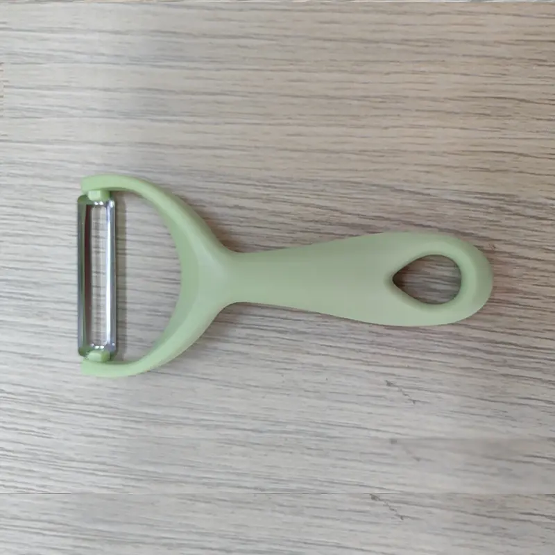 T-shaped paring knife-green-pp+410 stainless steel