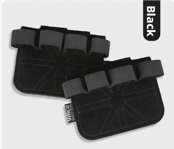 Fitness hard-drawn palm protection-non-slip and thickened-black-cowhide