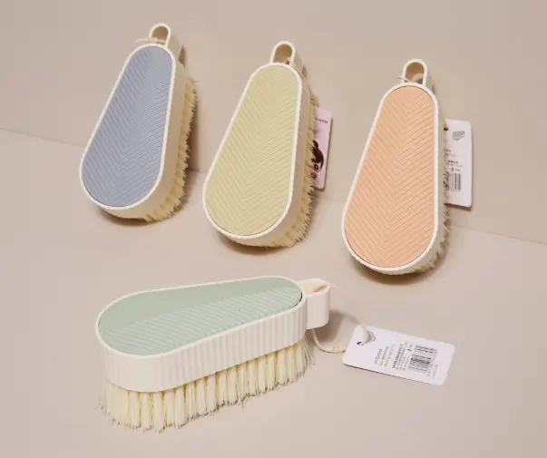 Household clothes brush-stiff hair banana fan-random color-length