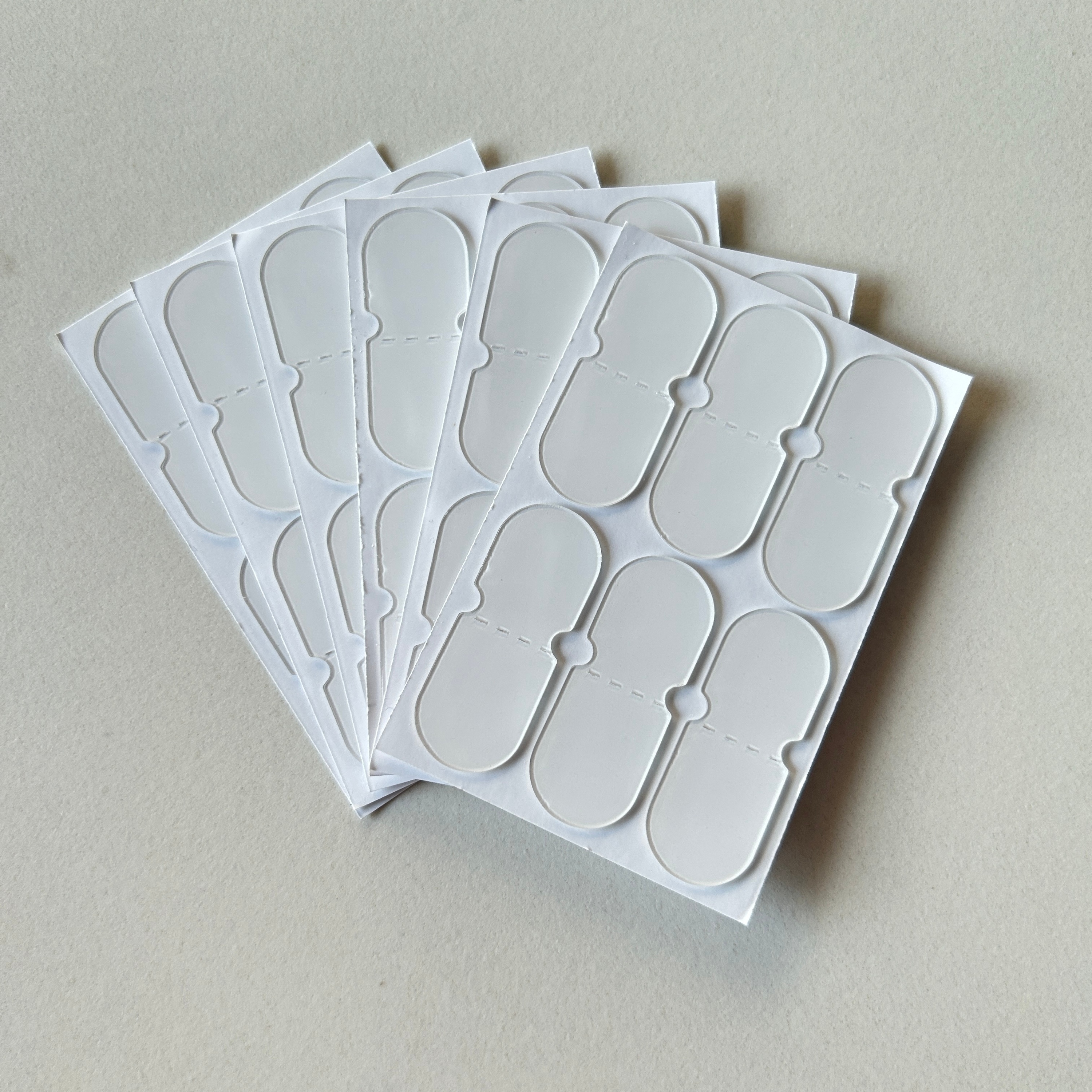 Elf Ear Patch-notched model-transparent color-TPU-6 patch-1 piece