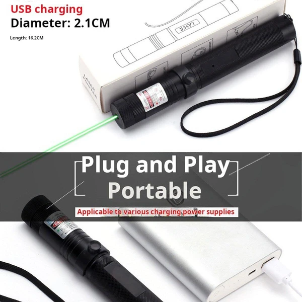 USB Laser 2in1 High Power 532nm Green Laser Pointer Pen Visible Beam Grande... 4