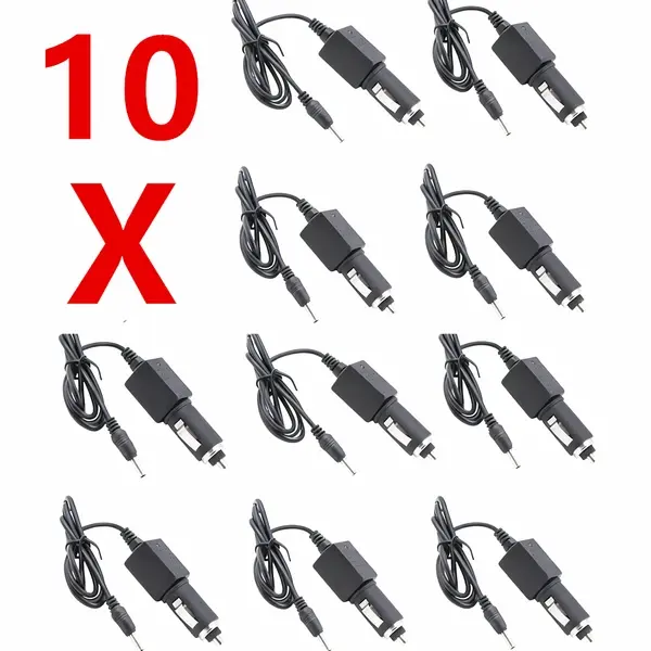 10 X 12V DC Car Charger Adapter