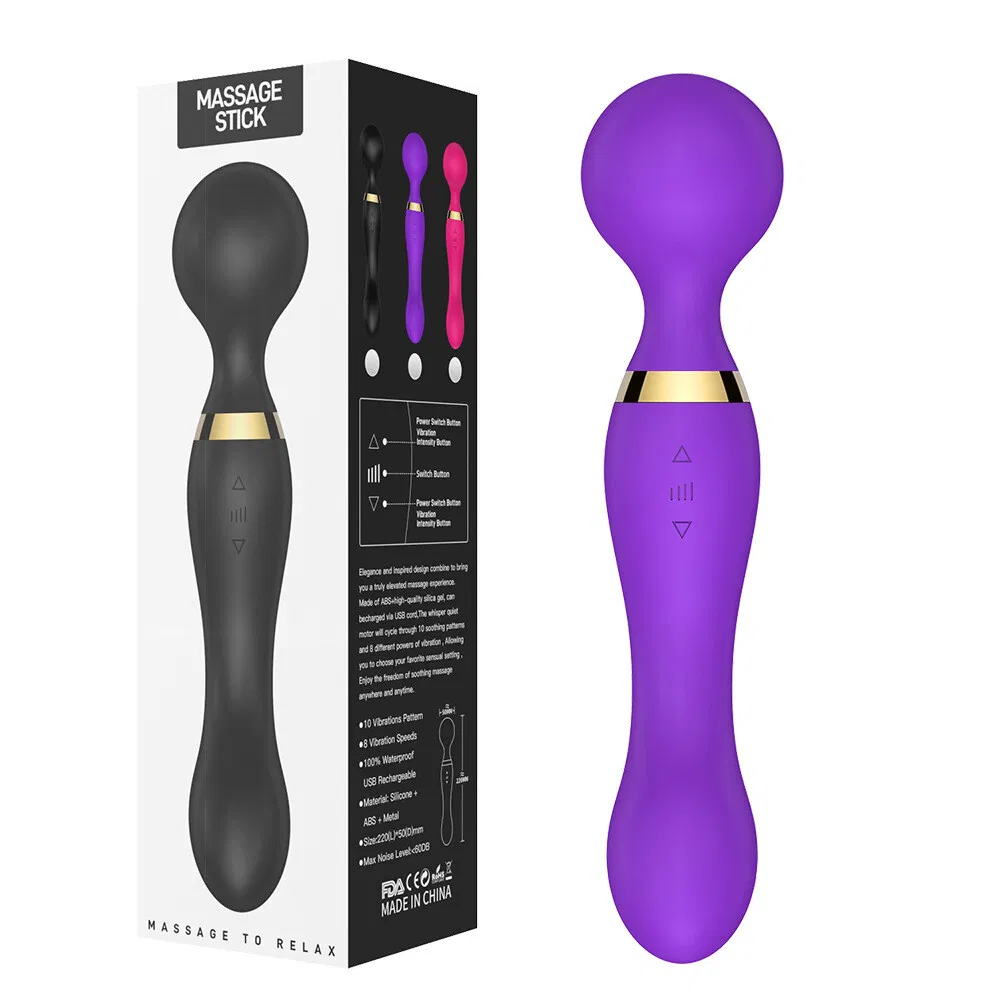 Multispeed Vibrating Rechargeable Magic Massager Wand Personal Full Body Therapy