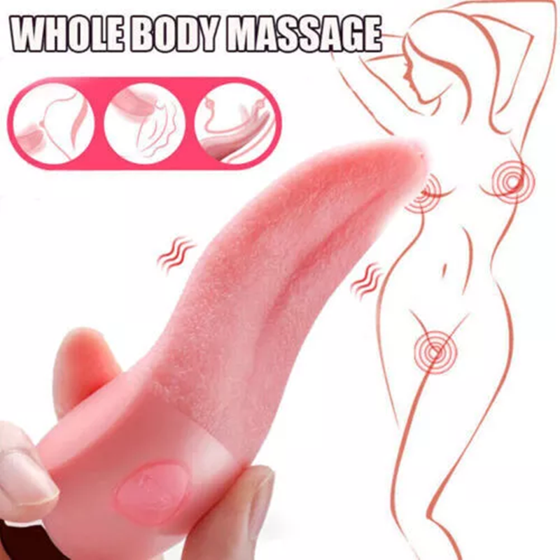 Tongue Clit Licking Vibrator-G-Spot Sucking Oral Massager Sex-Toys For Women Share