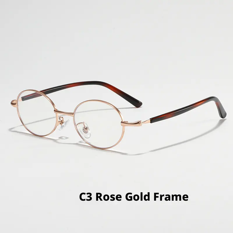 Retro optical mirror-C3 rose gold frame-PC