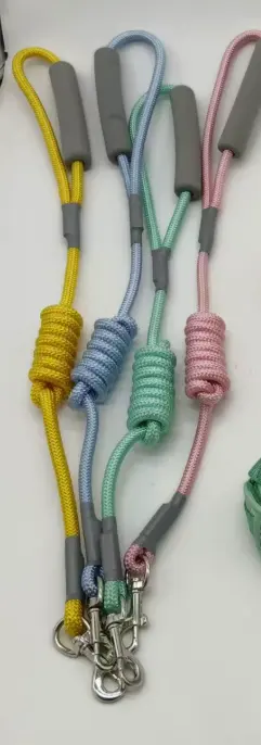 Pet traction rope-random color-nylon rope-rope length 1.2m