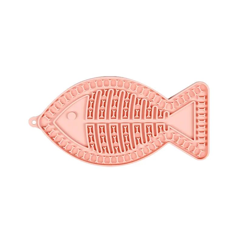 Cat Lick Mat Slow Feeder Fish Shape