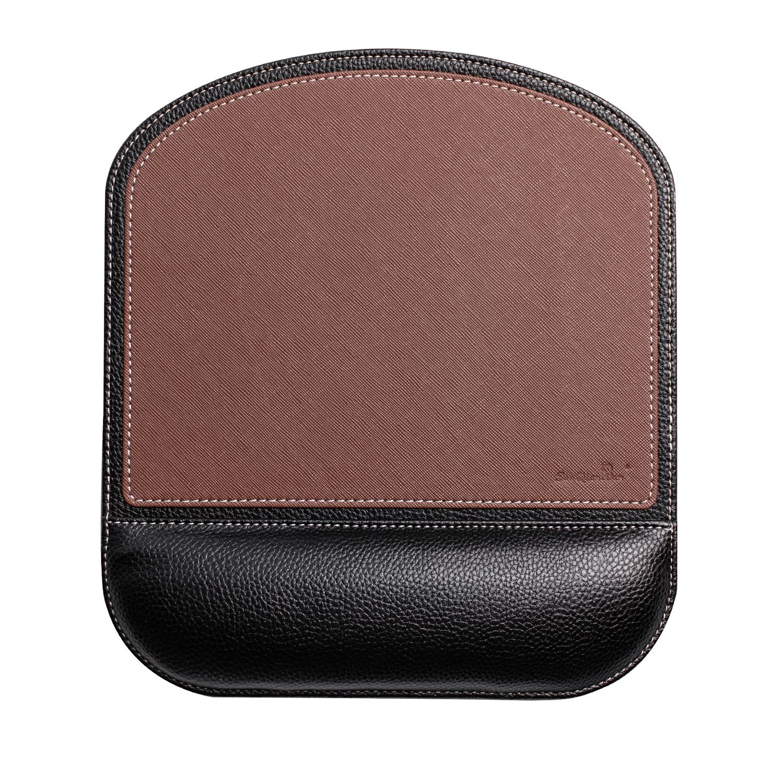 Wristband mouse pad-square all black-leather-1 piece 6
