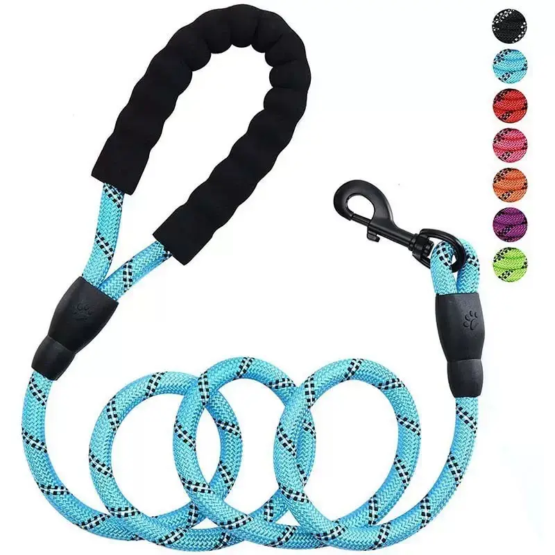 Pet travel traction rope-0.8CM * 1.5M-random color-nylon