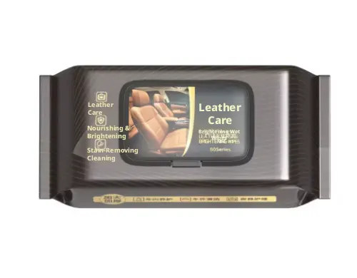 Leather Care Wipes-Car Interior Use- -Spunlaced Nonwoven