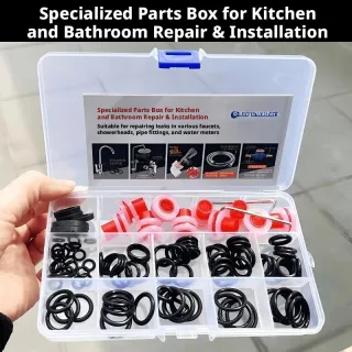 Kitchen and bathroom maintenance accessories box-15 grids-17 * 9.5 *2.2cm-1 piece