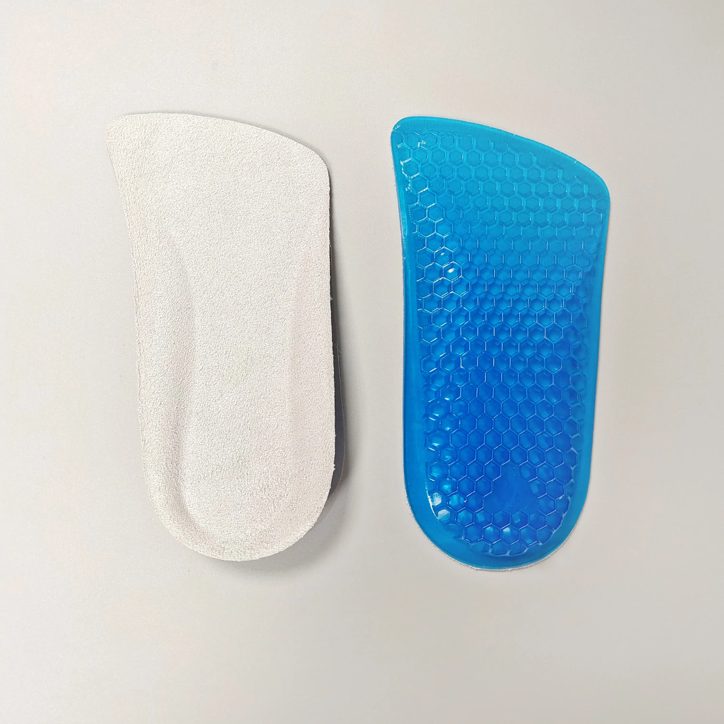 Height increasing seven-point pad-blue bottom gray surface-TPE+