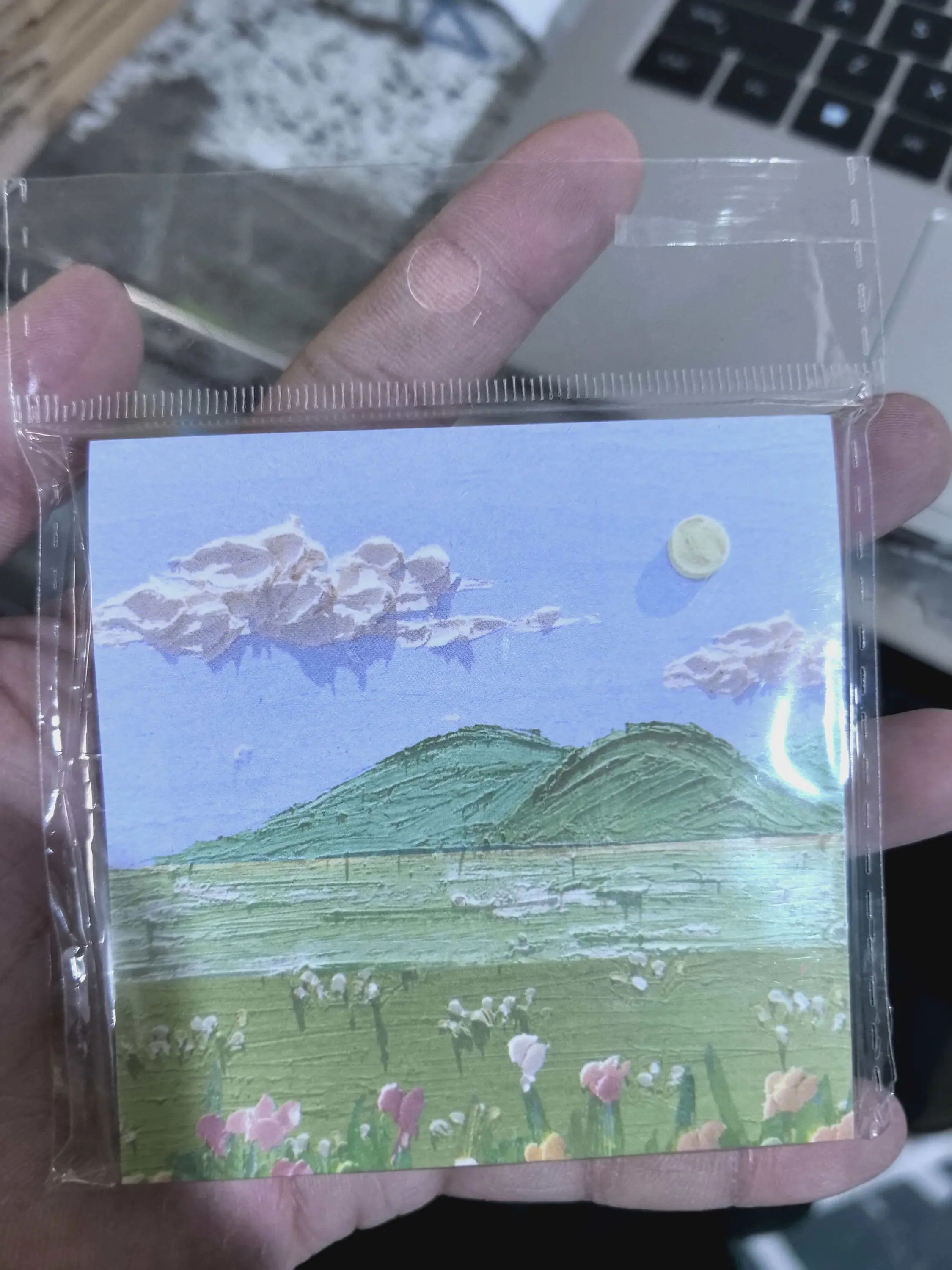 Landscape oil painting Post-it Sticker-8 ‰ 8cm
