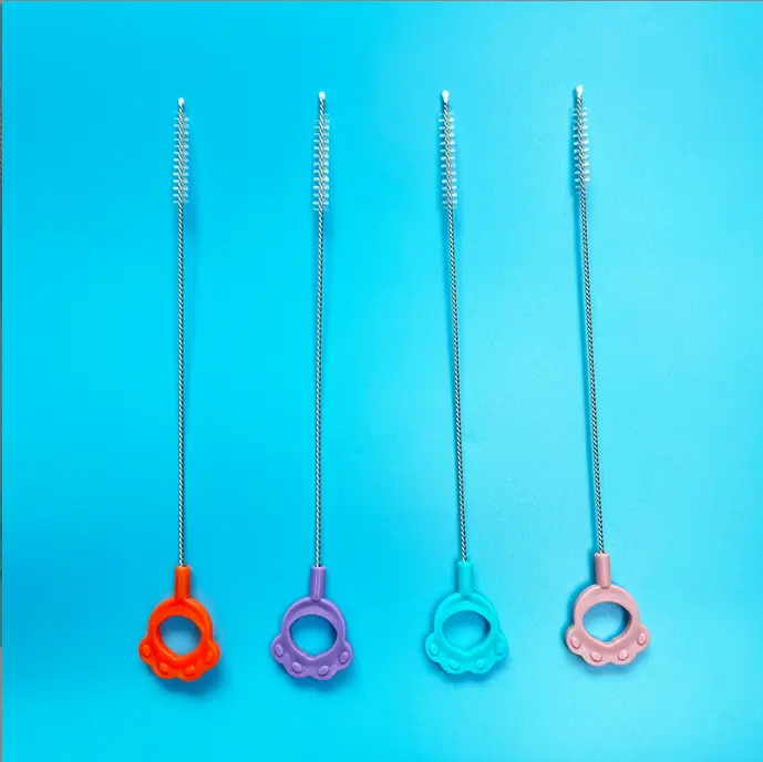 Cat claw straw brush-length 19cm-mixed color-4 sticks