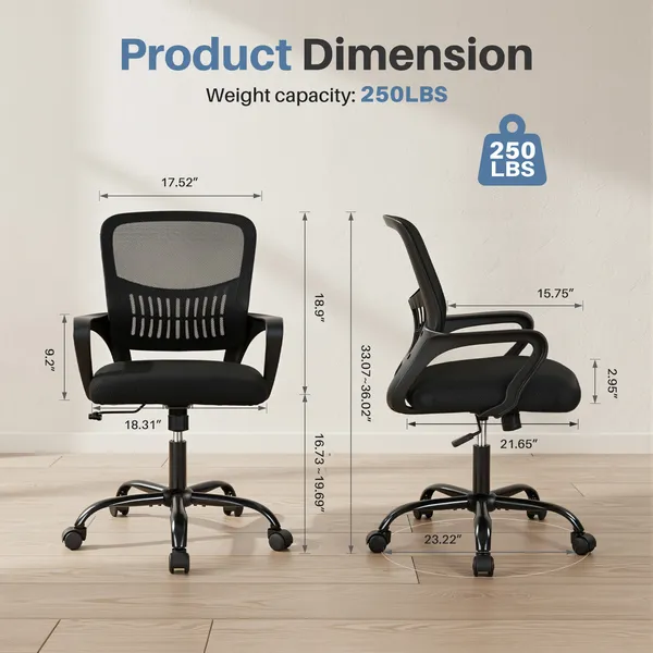 The Adjustable Rotating Back-style Computer Desk And Chair Not Only Offers... 2