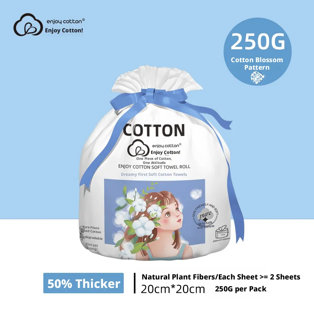 Wash cotton towel-rolled towel-20cm * 20cm-250g-1 pack