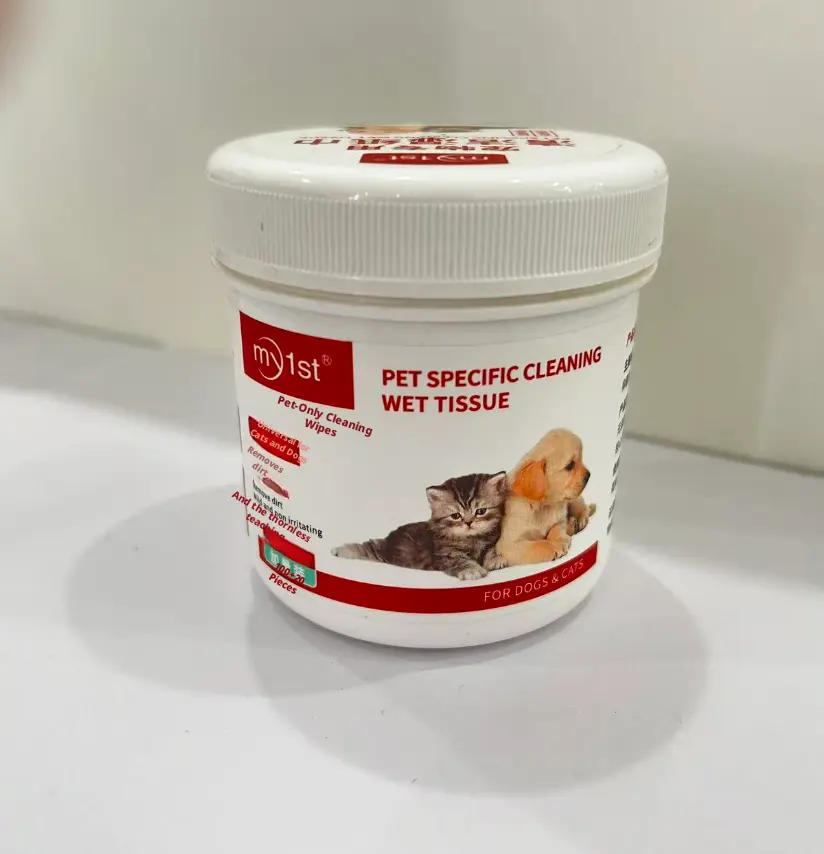 Pet cleaning wet tissue-100 tablets-1 bottle
