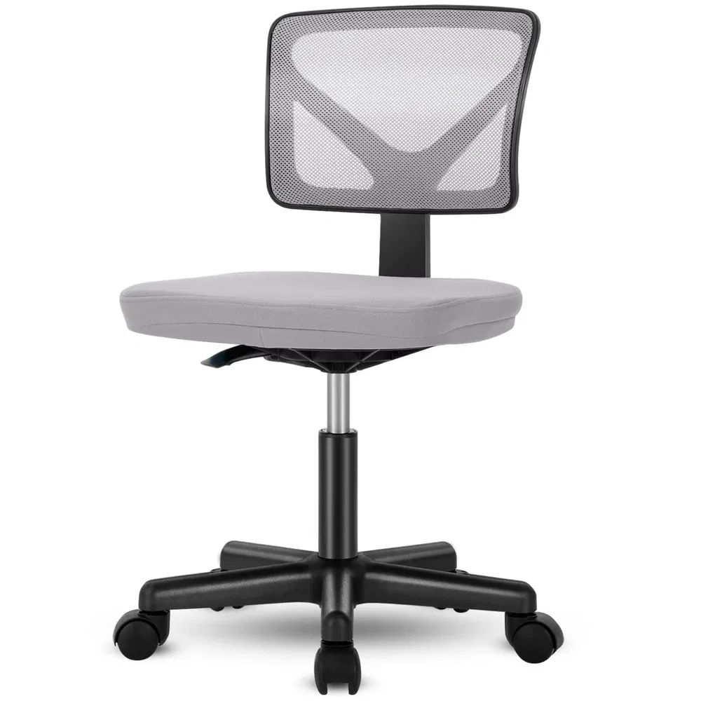 Low-Back Mesh Armless Office Chair,Swivel Rolling Computer Chair No Arms With... 11