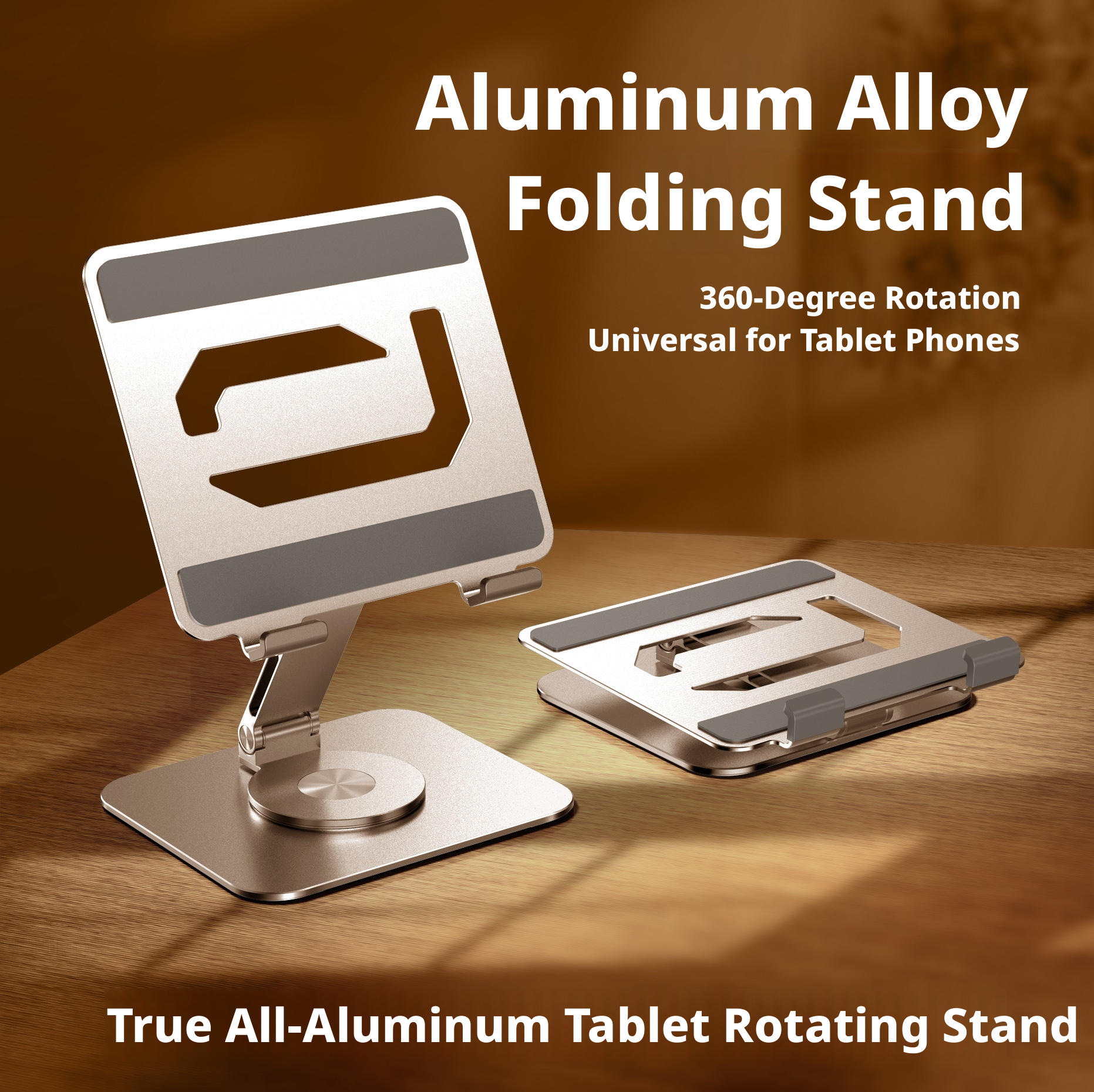 Flat rotating bracket-silver-aluminum alloy-1 piece