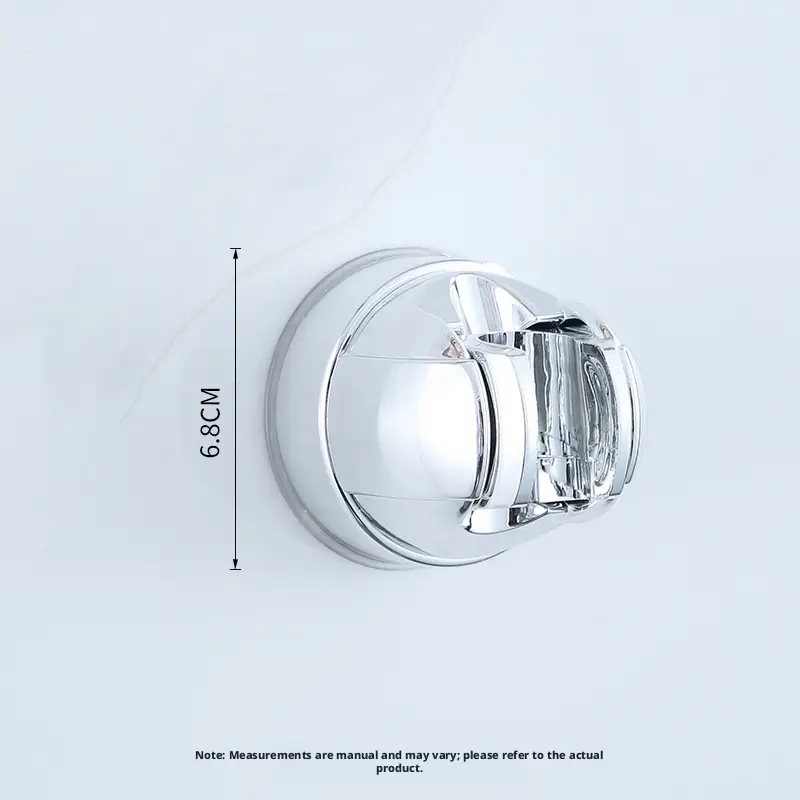 Suction cup shower base-silver-ABS+ silicone-1 piece